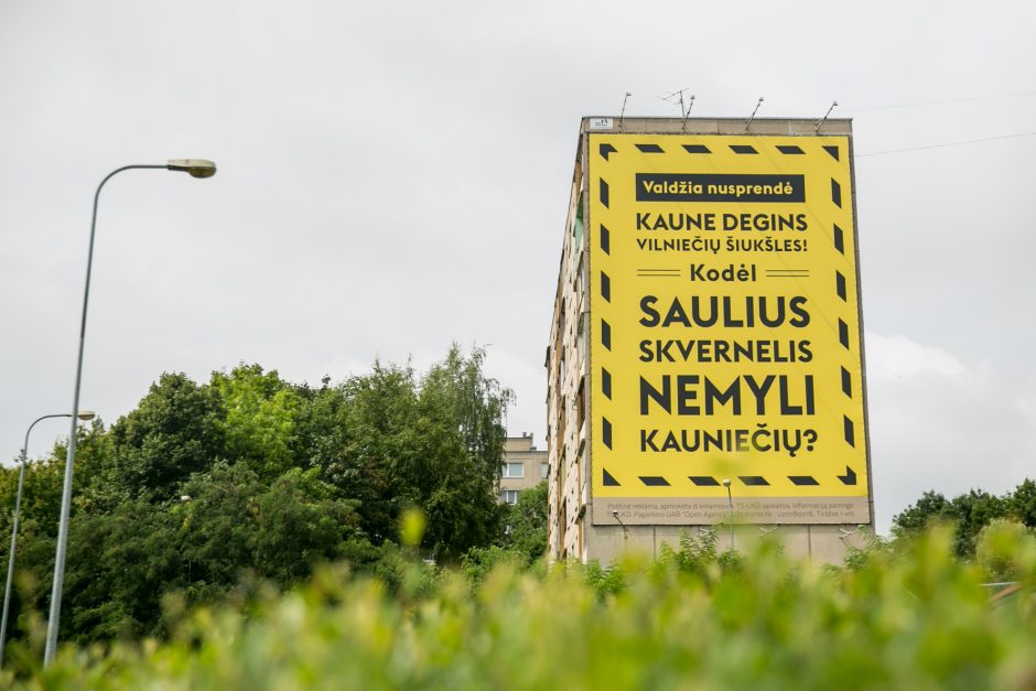 Protestas prieš šiukšlių deginimą: kodėl S. Skvernelis nemyli kauniečių?