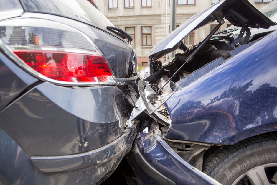 Vytauto prospekte – keturių mašinų avarija