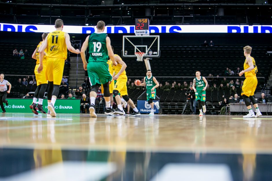 „Žalgirio“ krepšininkai iškopė į Karaliaus Mindaugo taurės pusfinalį