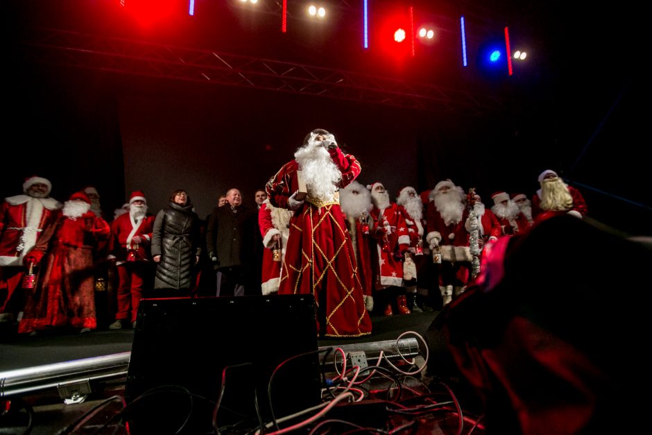 Raudondvaryje įžiebta pagrindinė Kauno rajono eglutė