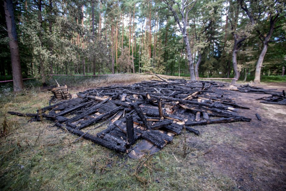 Gaisrą Rumšiškėse sukėlė išorinis ugnies šaltinis, pradėtas ikiteisminis tyrimas