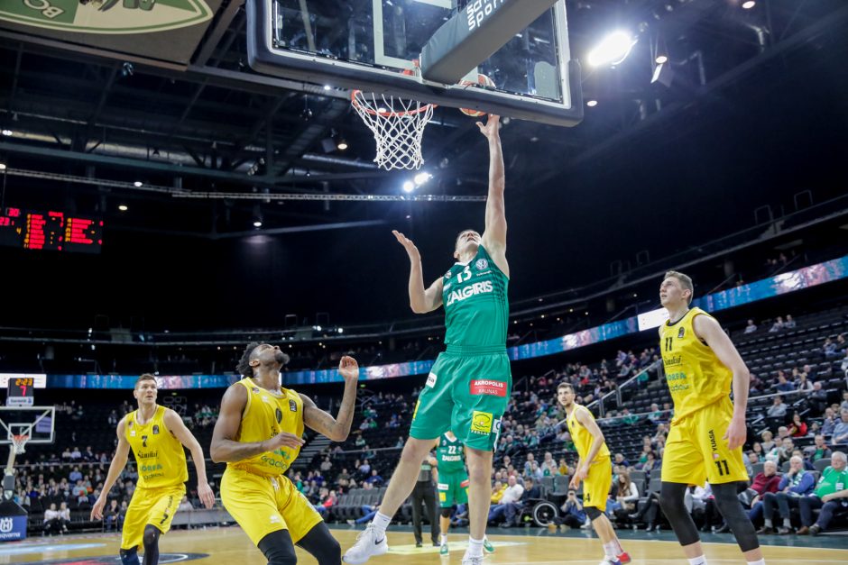 Ilgai vargęs „Žalgiris“ palaužė A. Sireikos komandą