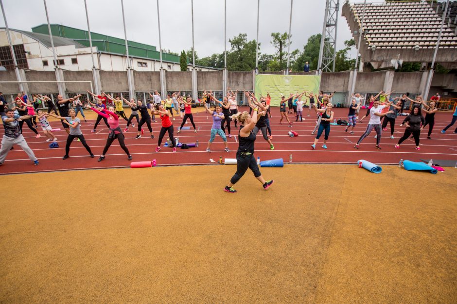 Sporto iššūkį priėmė šimtai kauniečių