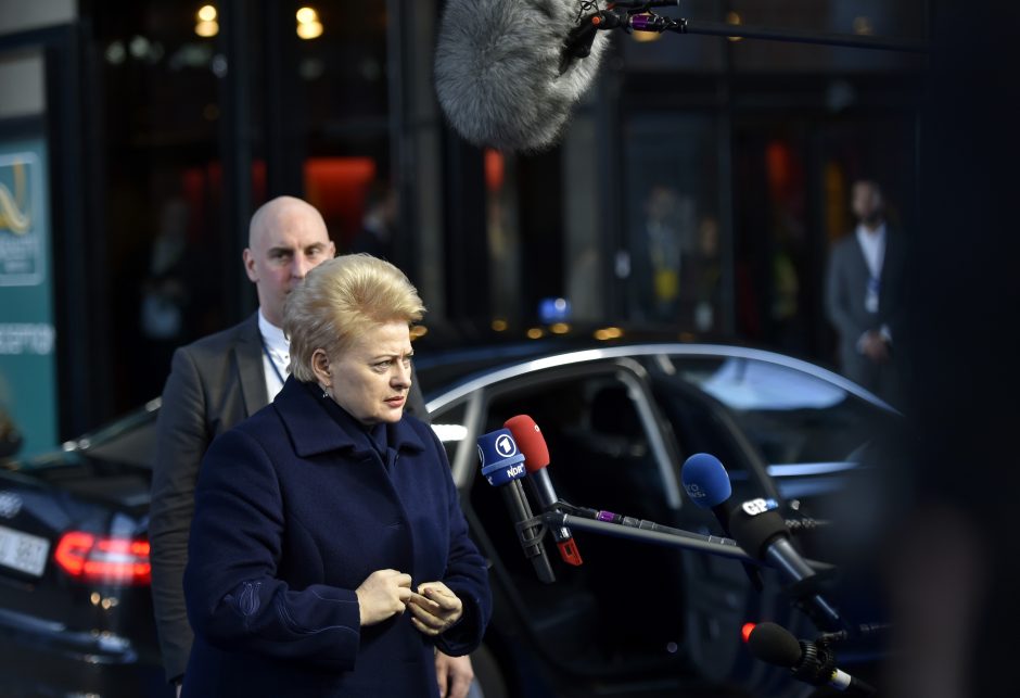 D. Grybauskaitę nustebino klausimas apie pažeidžiamas lietuvių teises