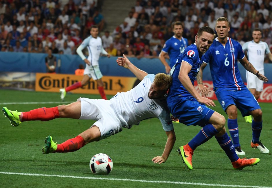 Euro 2016: Islandija - Anglija 2:1
