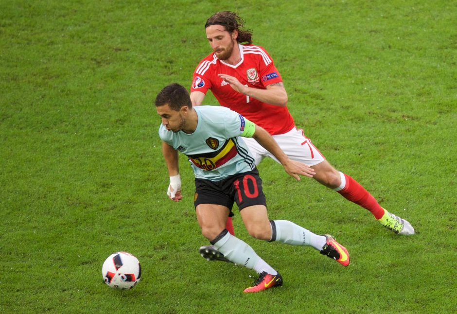 Euro 2016: Velsas - Belgija 3:1