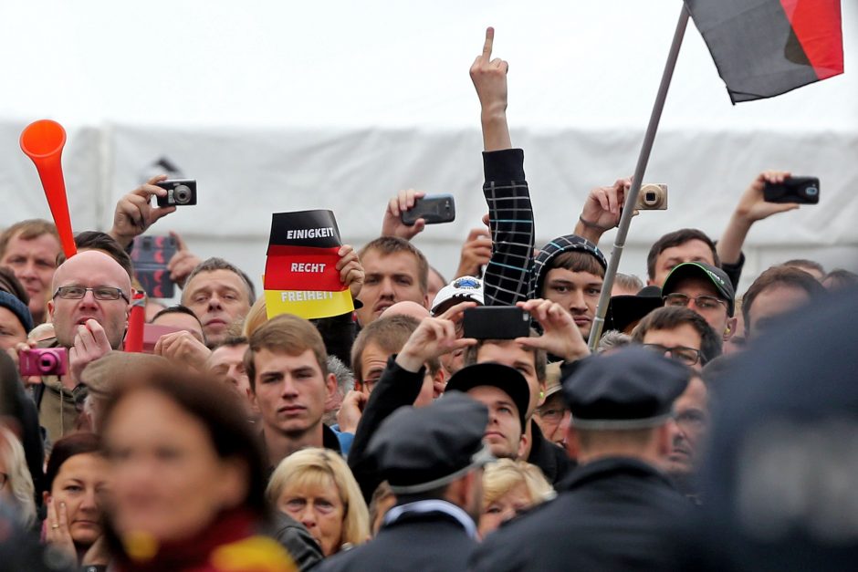 Vokietijos suvienijimo minėjime – įžeidimai A. Merkel 