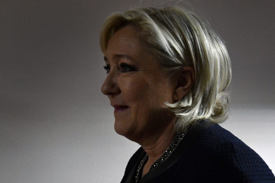 M. Le Pen: V. Putinas įkūnija naują pasaulio viziją