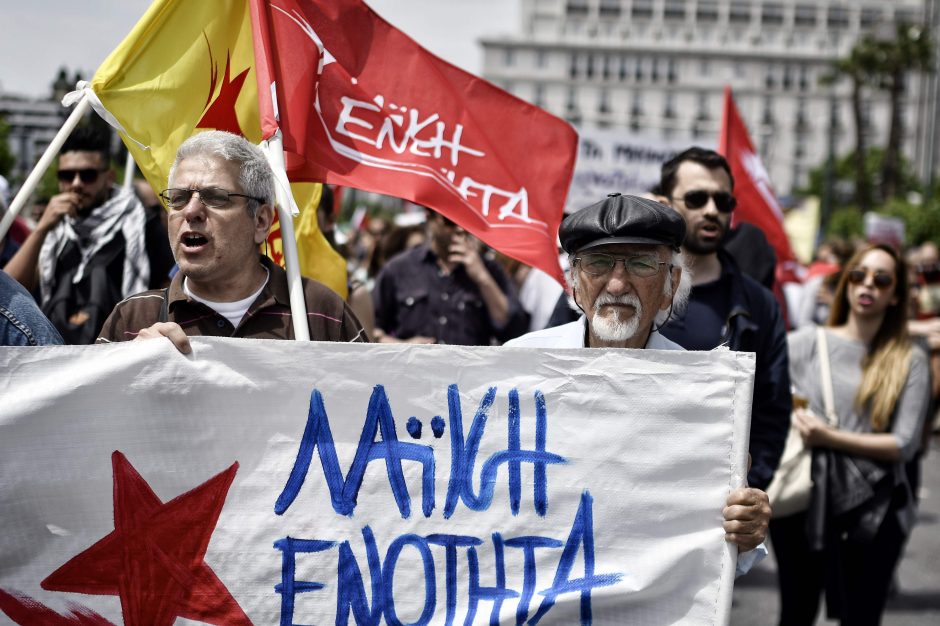 Tarptautinę darbo dieną pasaulyje – audringos demonstracijos