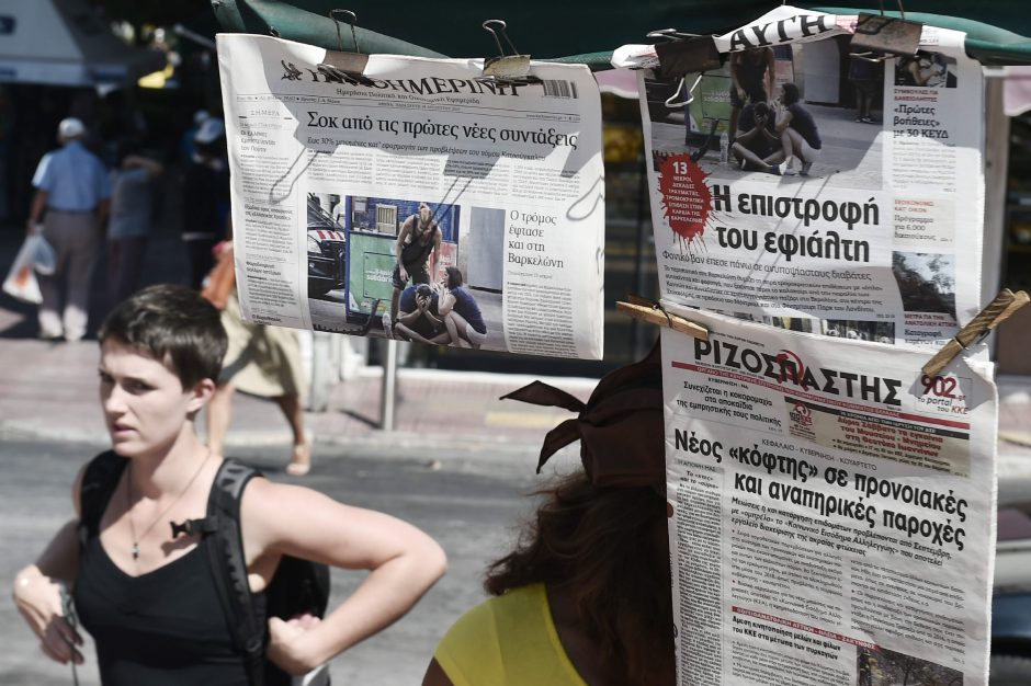 Ispanijoje išpuolių aukų pagerbimą palydėjo šūksniai „mes nebijome“