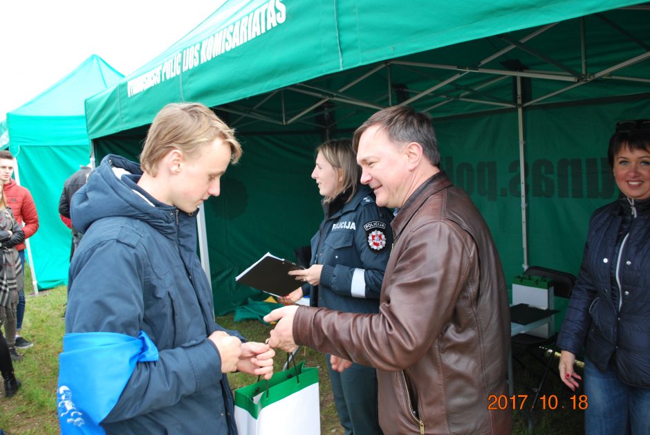 Viktorinoje apie saugų eismą – dešimtys dalyvių