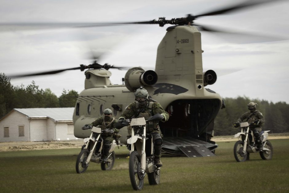 Lietuvoje dislokuoti NATO kariai mokėsi sustabdyti priešą