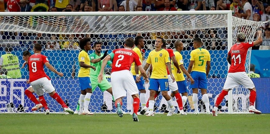 Pasaulio futbolo čempionatas: nemalonų siurprizą pateikė ir Brazilijos rinktinė