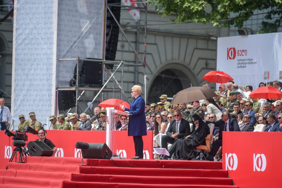 D. Grybauskaitė kartvelų kalba sveikino Sakartvelo žmones