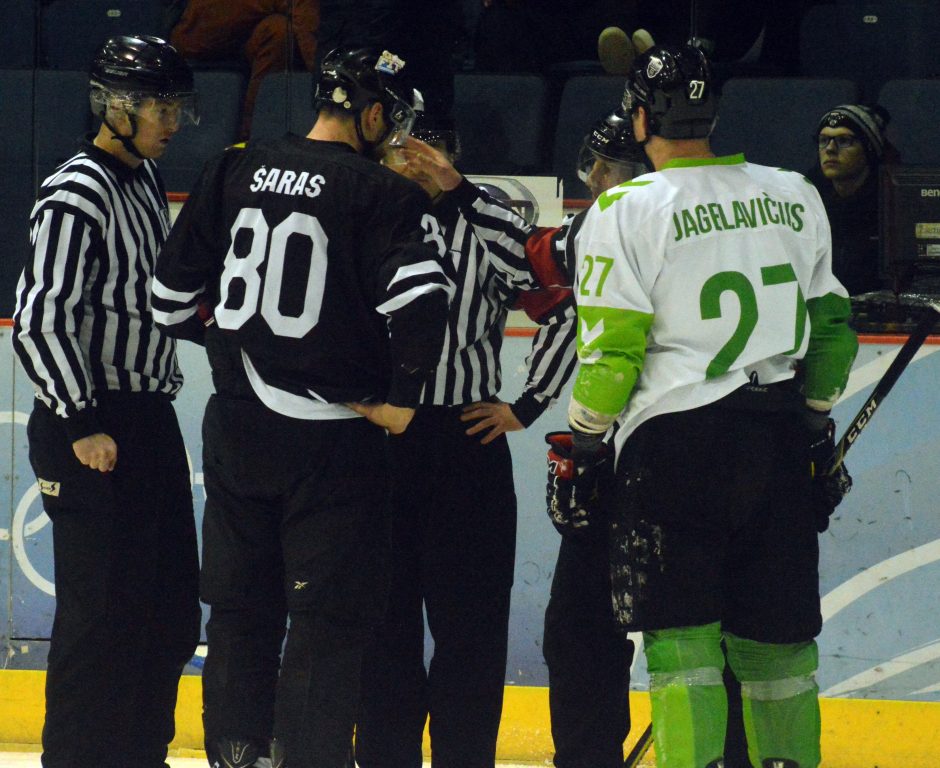 „Kaunas Hockey“ po baudinių serijos iškovojo pergalę Vilniuje