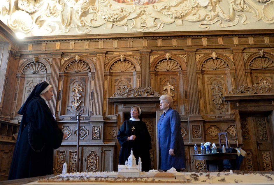 Prezidentė apsilankė Pažaislio vienuolyne