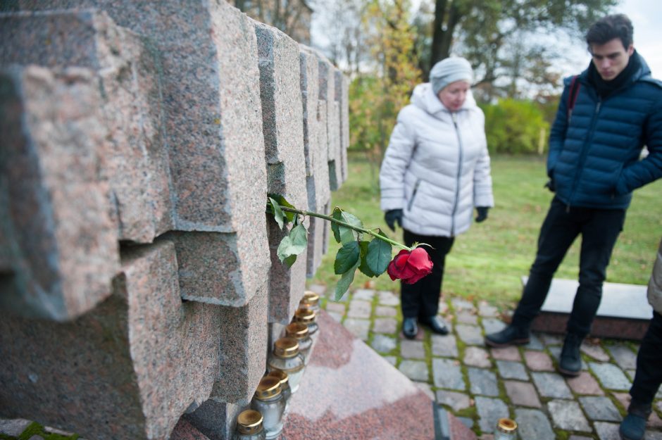 Kauniečiai rinkosi pagerbti Lietuvos partizanus