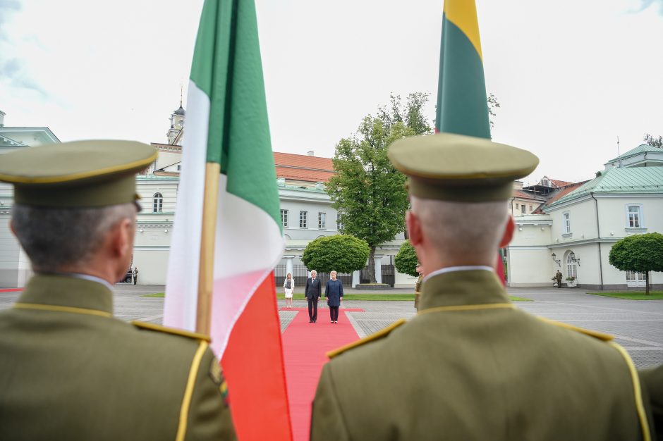 Lietuvoje vieši Italijos prezidentas