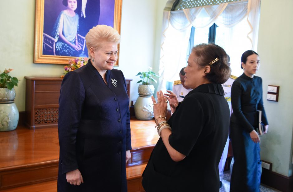 D. Grybauskaitė: ryšiai su Tailandu atveria plačias galimybes