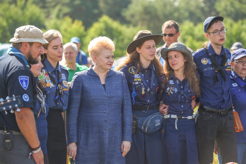 D. Grybauskaitė linki skautams pritraukti dar daugiau jaunimo