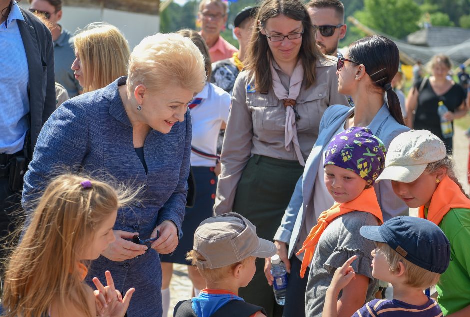 D. Grybauskaitė linki skautams pritraukti dar daugiau jaunimo