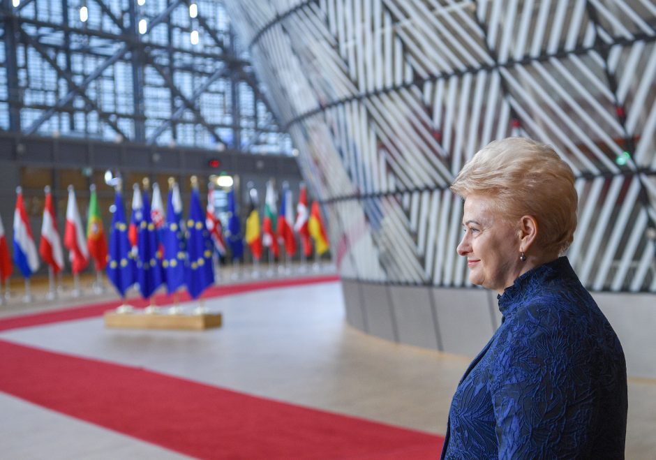 D. Grybauskaitė: JAV prekybos karas su ES – tik laikinai atidėtas