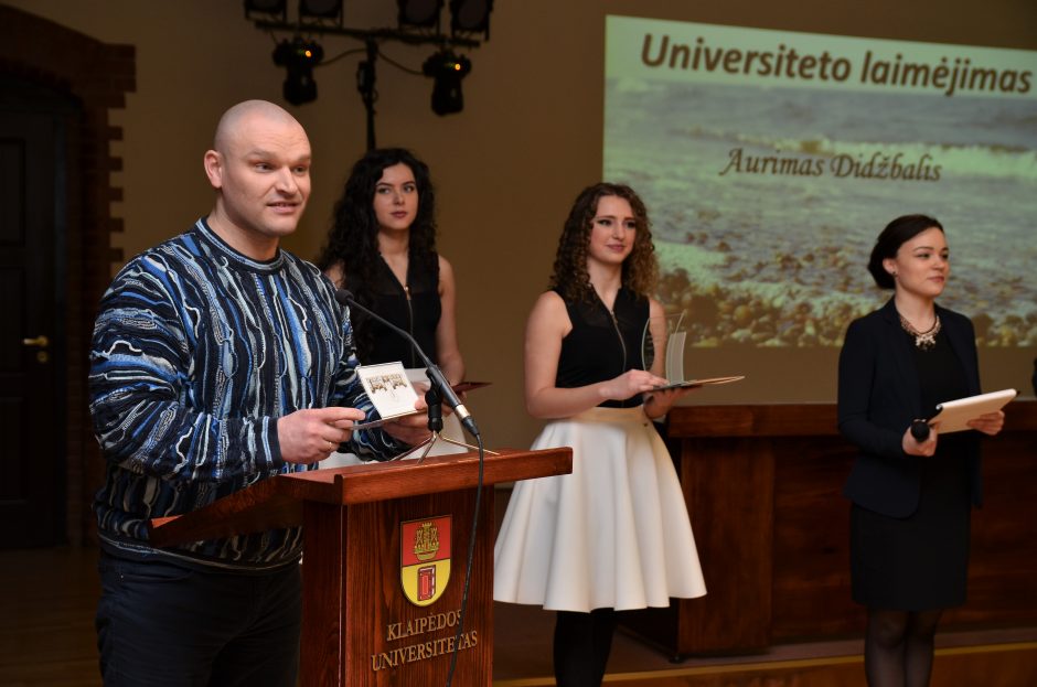 Klaipėdos universitete išdalintos „Auksinės burės“