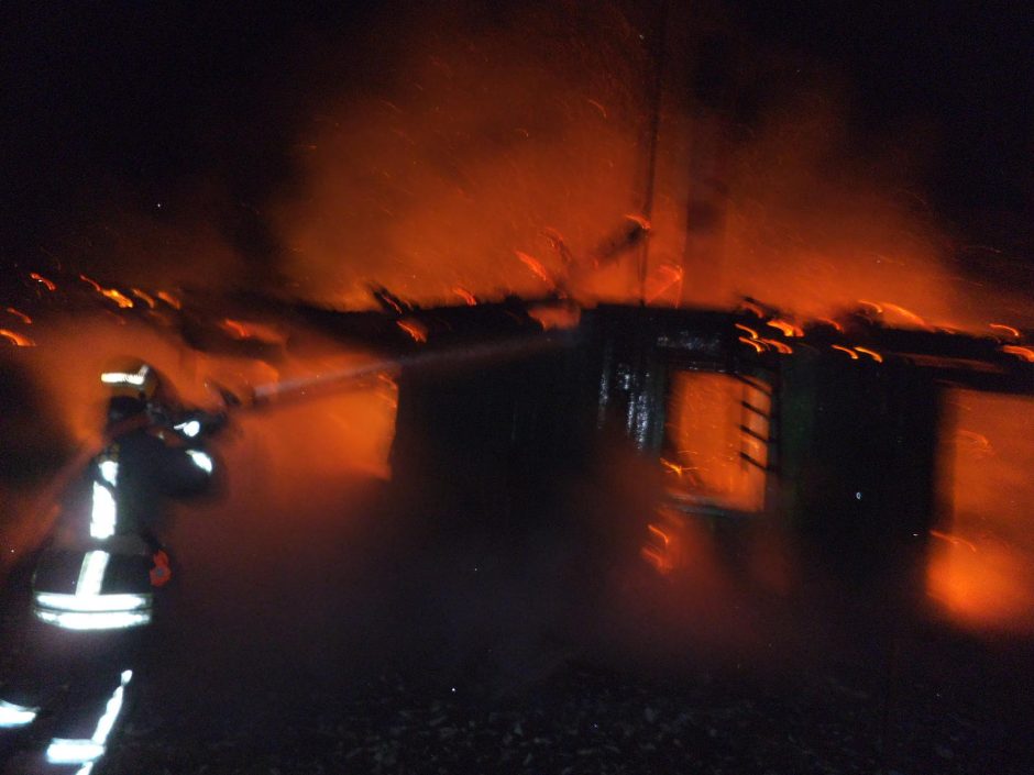 Kretingos rajone per gaisrą žuvo žmogus