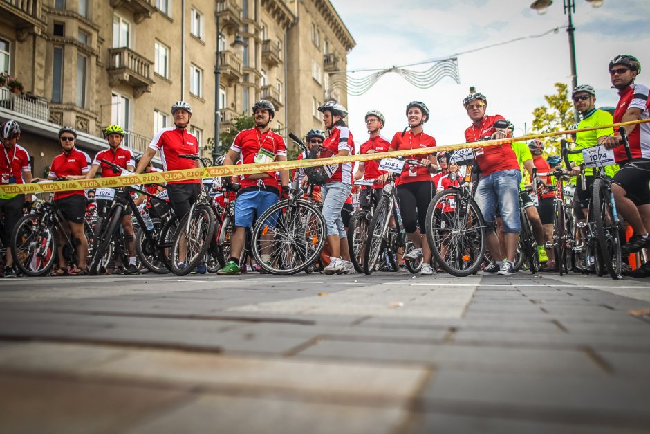 Sekmadienį Vilnius priklausė dviratininkams