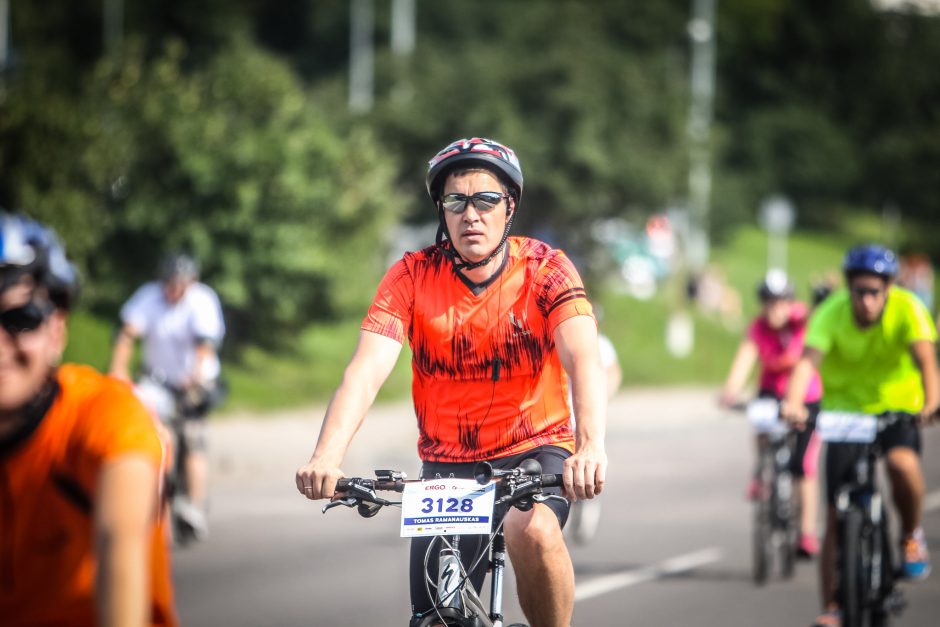 Sekmadienį Vilnius priklausė dviratininkams