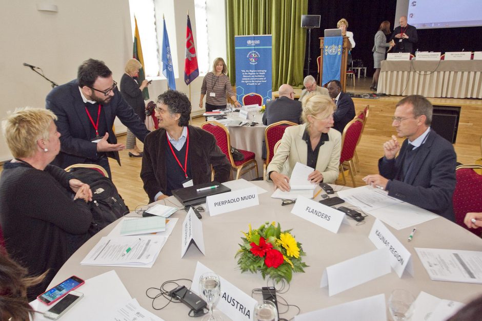 Pasaulio sveikatos organizacijos konferencija Raudondvaryje