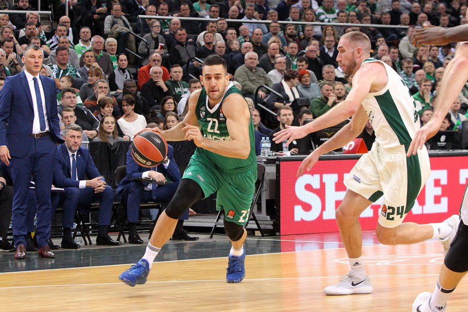 Eurolyga: „Žalgiris“ – „Panathinaikos“ 80:74