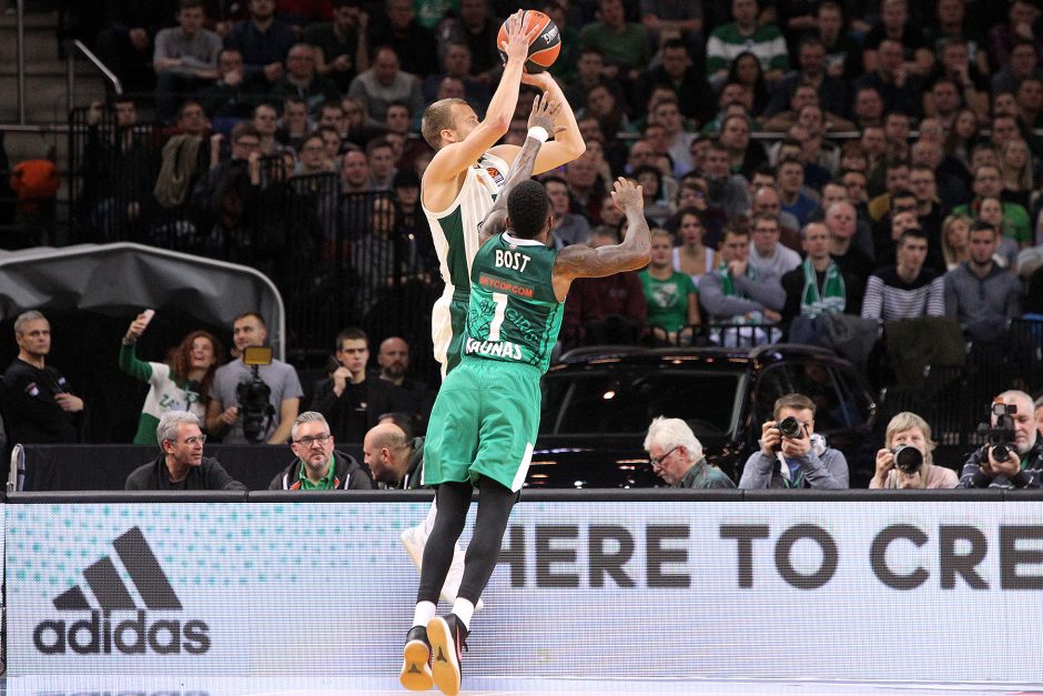 Eurolyga: „Žalgiris“ – „Panathinaikos“ 80:74