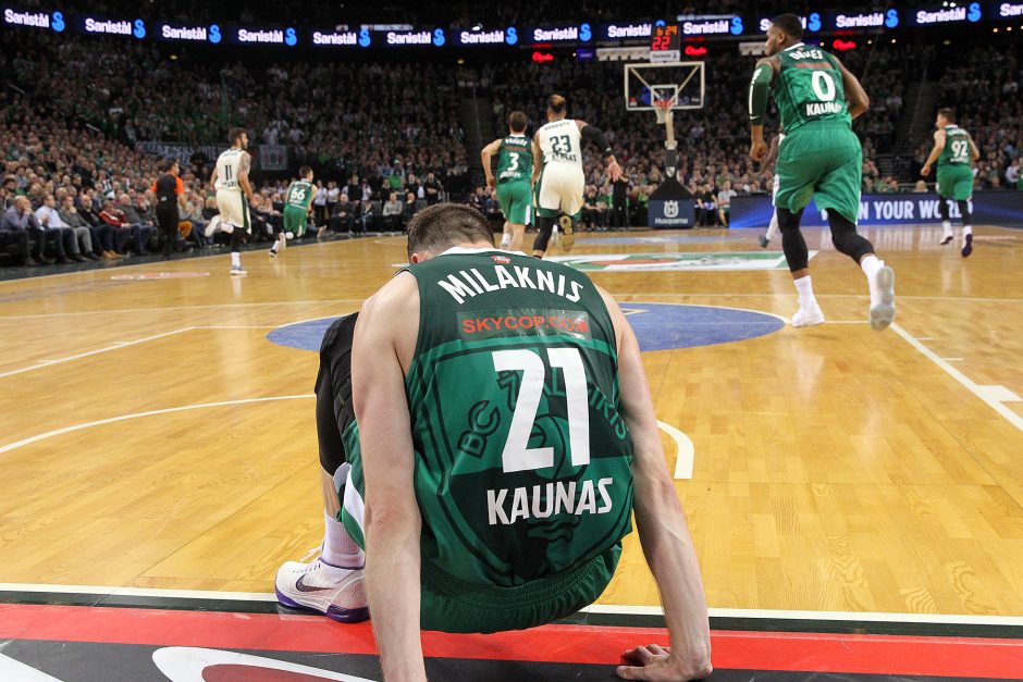 Eurolyga: „Žalgiris“ – „Panathinaikos“ 80:74