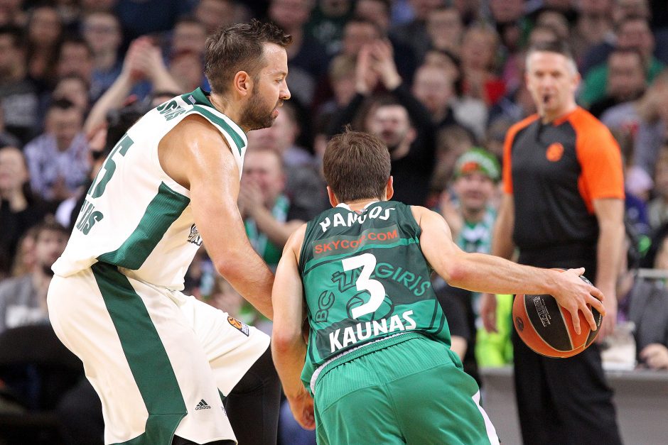 Eurolyga: „Žalgiris“ – „Panathinaikos“ 80:74