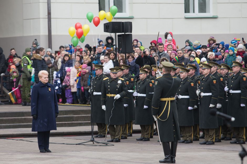 Baltijos valstybių vėliavų pakėlimo ceremonija