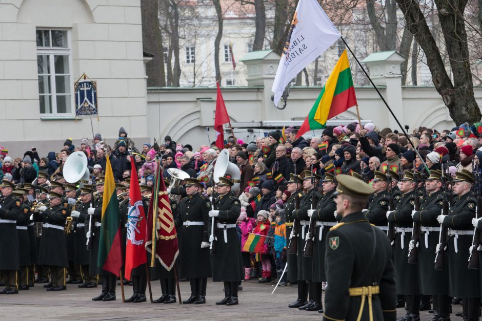 Baltijos valstybių vėliavų pakėlimo ceremonija