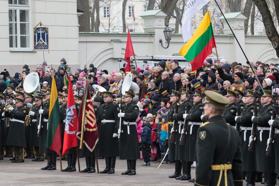 Baltijos valstybių vėliavų pakėlimo ceremonija