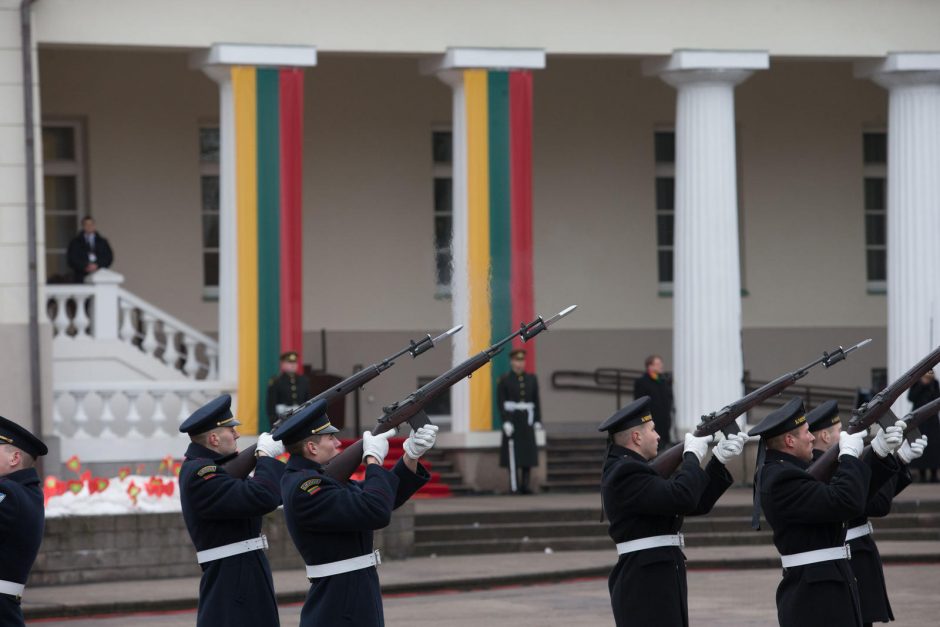 Baltijos valstybių vėliavų pakėlimo ceremonija