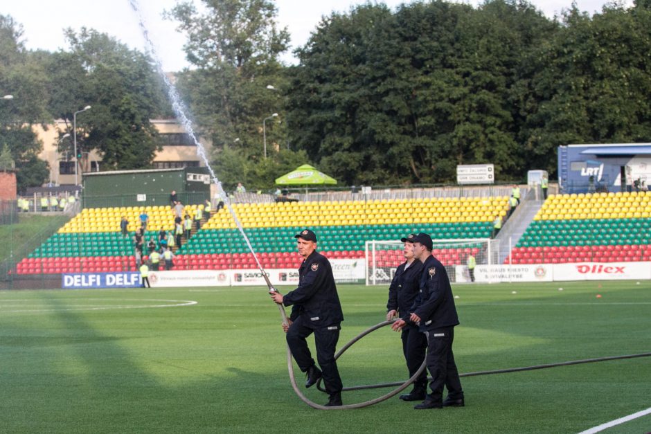 Kroatų ir lietuvių sirgaliais rūpinosi sostinės policija