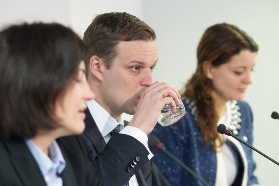 G. Landsbergio spaudos konferencija