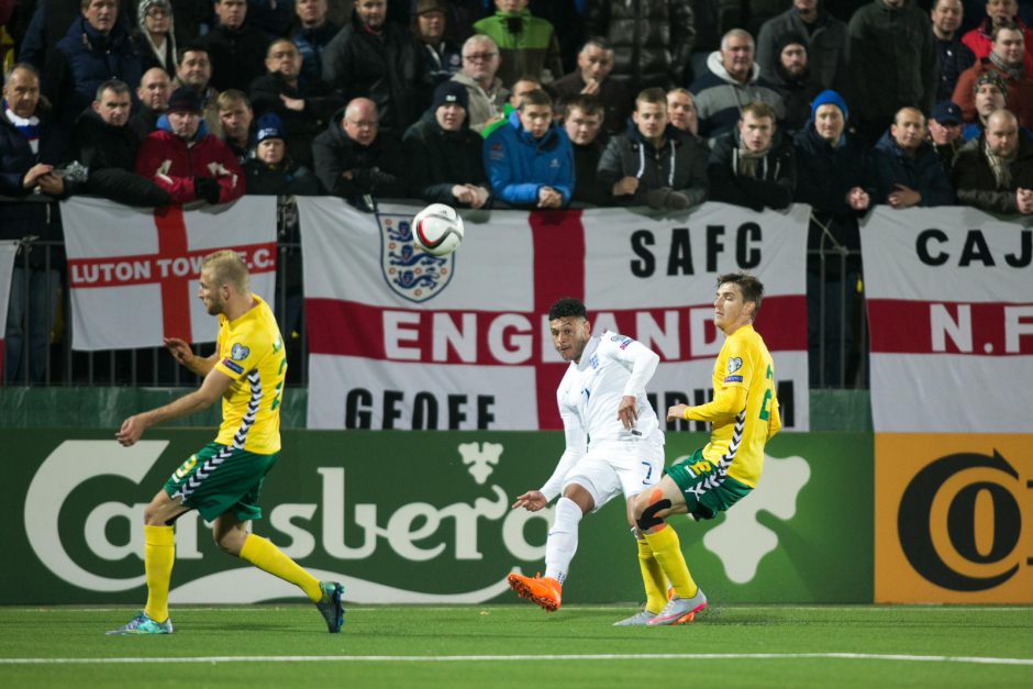 Europos futbolo čempionato atranka: Lietuva - Anglija