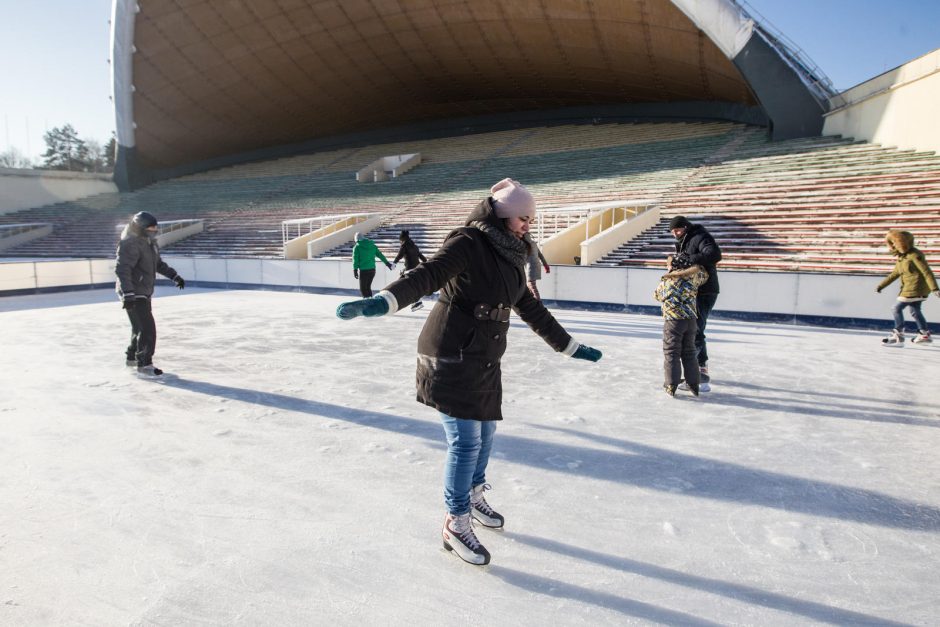 Vingio parke – čiuožimo ir ledo ritulio pamokos