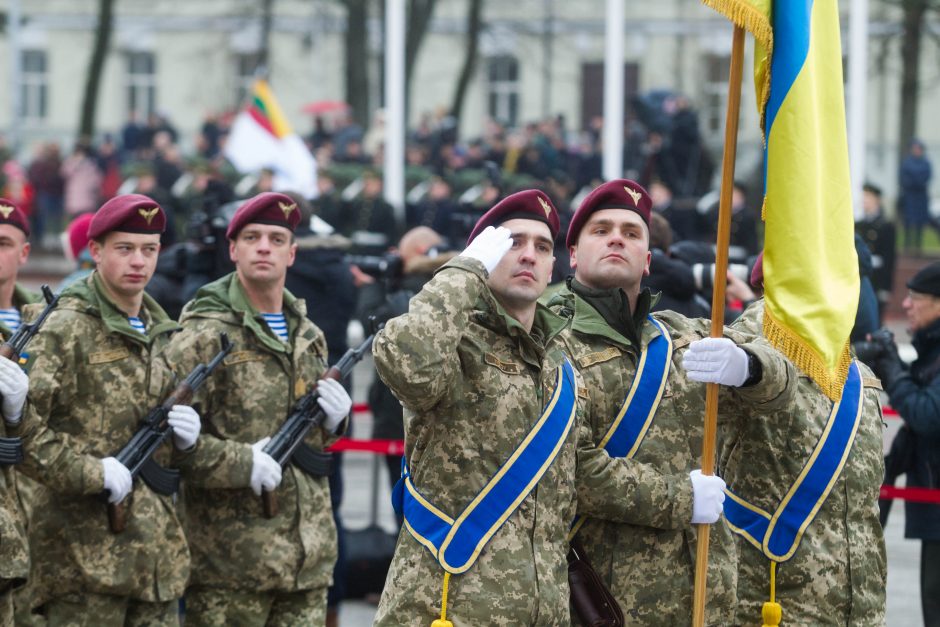 Žmonės sostinėje rinkosi atiduoti pagarbą Lietuvos kariuomenei