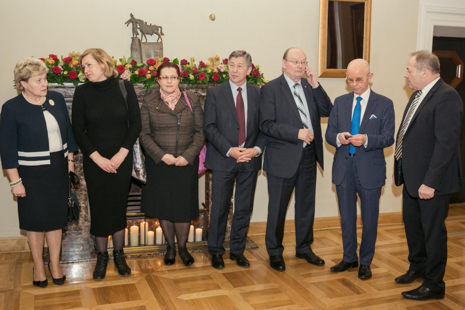 Prezidentui A. M. Brazauskui suteiktas Vilniaus garbės piliečio vardas