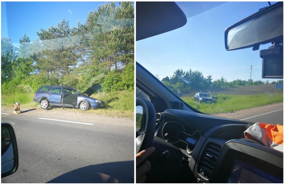 Alytaus rajone – girto vairuotojo sukelta BMW ir „Volkswagen“ avarija