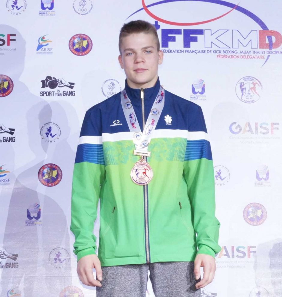 Iš Europos muaythai čempionato lietuviai grįžta su sidabru ir bronza