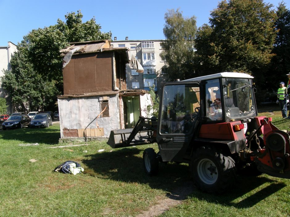 Uostamiestyje nugriovė kvartalo reliktą