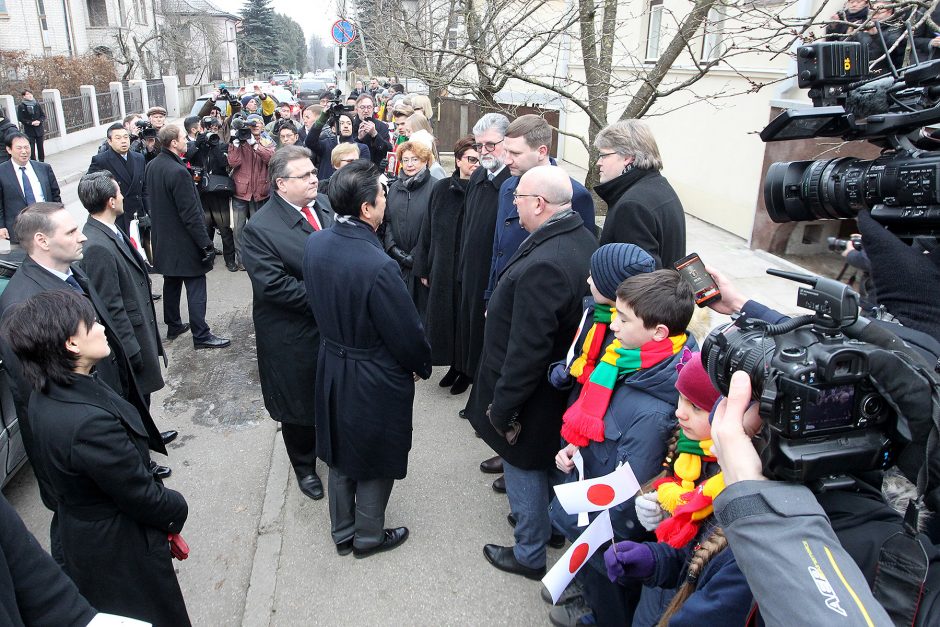 Japonijos premjero Šinzo Abės vizitas Kaune