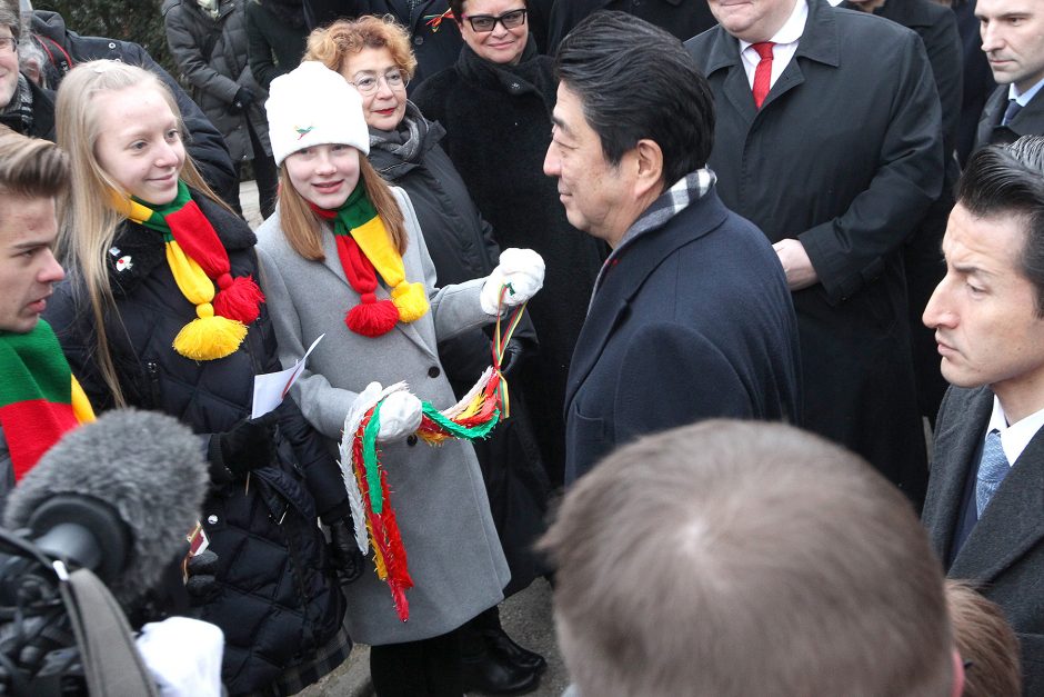 Japonijos premjero Šinzo Abės vizitas Kaune